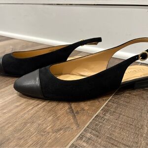 Talbots Black Edison Cap Women's Shoes